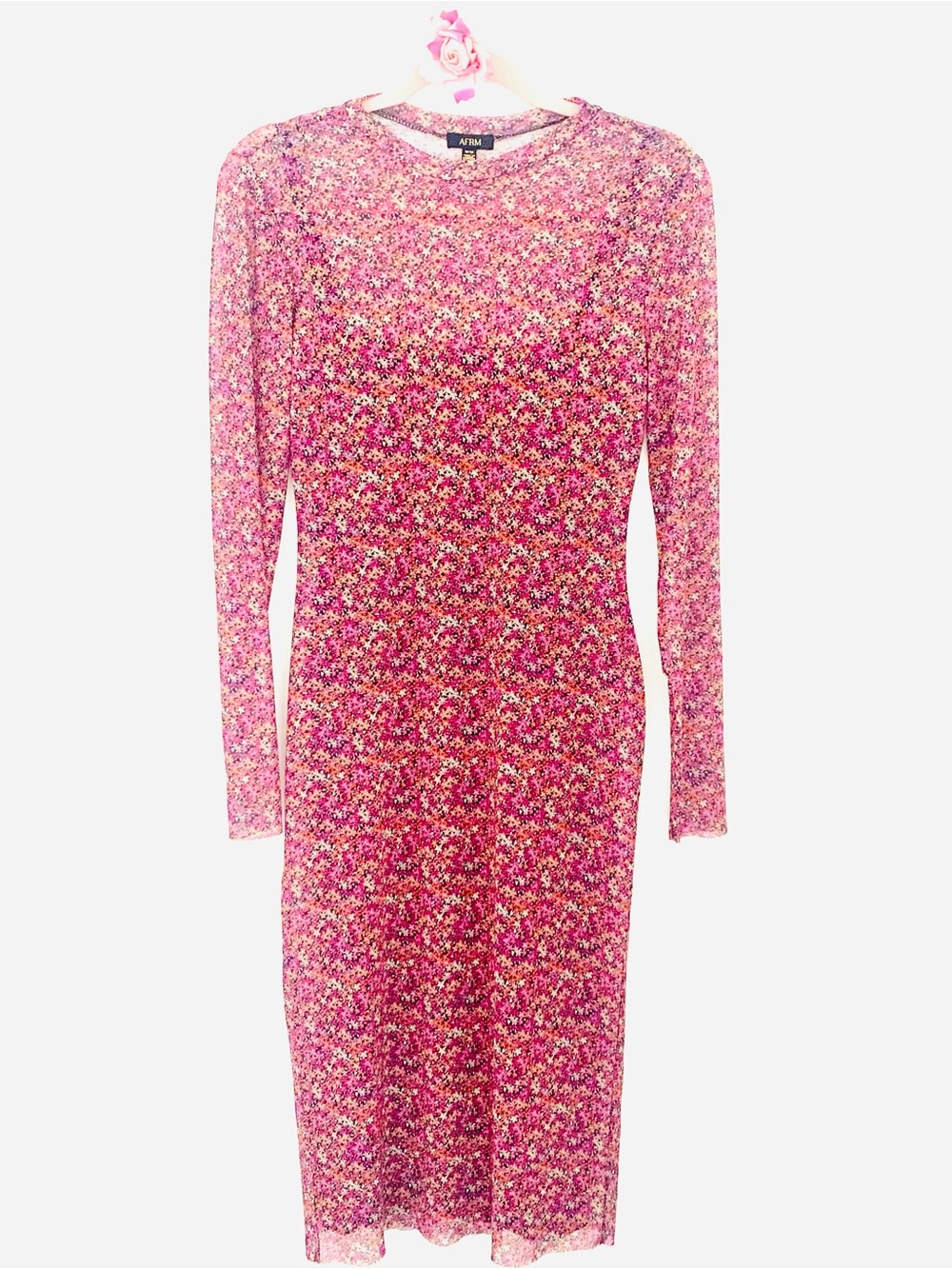 💕AFRM Floral Print MIDI Dress SZ M
